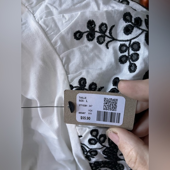 🌙 B100 - RW & Co beautiful eyelet blouse - Picture 5 of 5